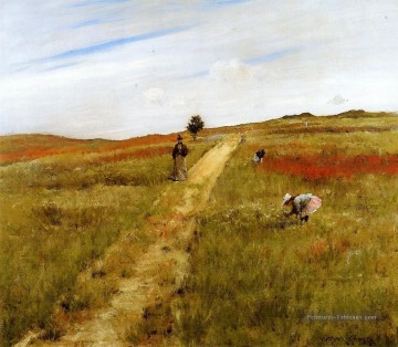 Merritt Peintre - Shinnecock Hills alias Shinnecock Hills Automne William Merritt Chase Paysage impressionniste